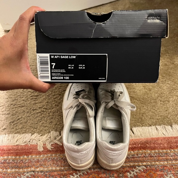 Nike Air Force Ones Sage Low - Picture 3 of 5